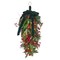 Christmas Magnolia Leaf, Eucalyptus, and Berry 30in Swag, Pre-Lit with 35 LED Fairy Lights B/O